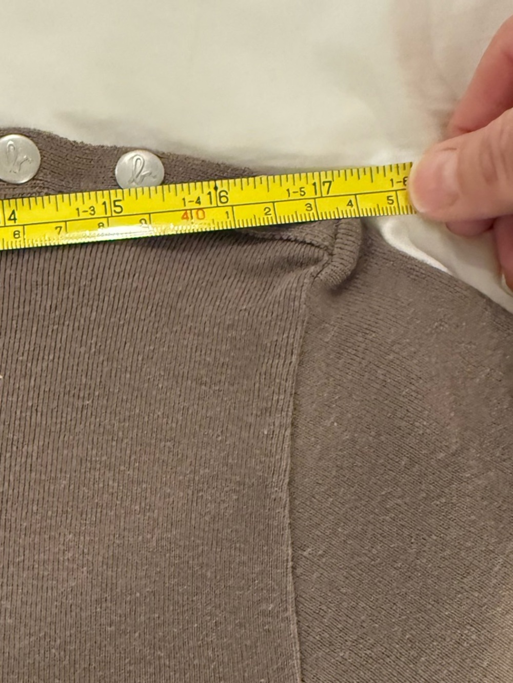 Agnes B. Brown Crew Neck Sweater - Picture 11 of 13
